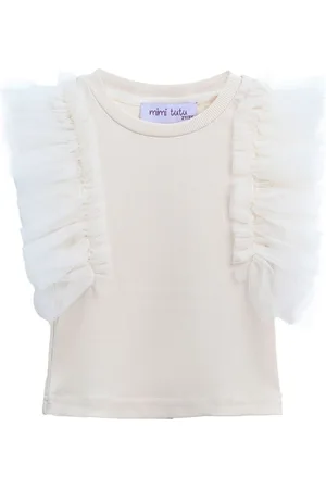 Mimi Tutu Tulle-sleeve T-shirt