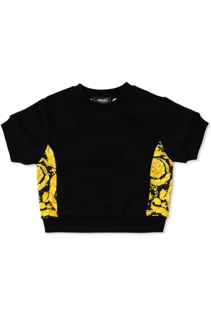 VERSACE Barocco-print cotton T-shirt
