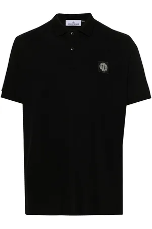 Stone Island Compass-patch piqu?? polo shirt