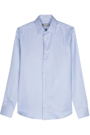 CANALI Geometric-pattern cotton shirt