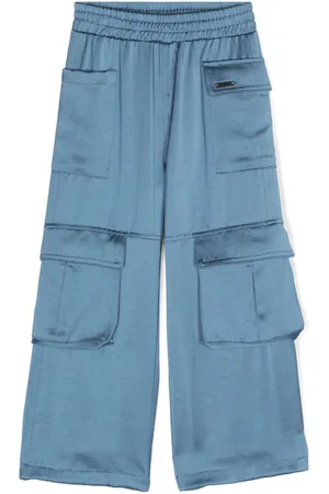 MONNALISA Satin straight-leg trousers