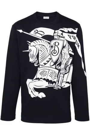 Burberry Equestrian Knight-print cotton T-shirt