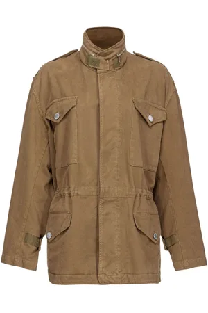 Pinko Cotton overshirt high-neck jacket