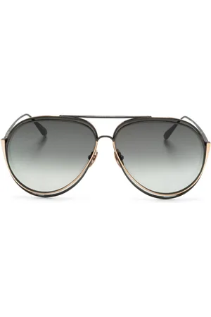 Linda Farrow Francisco pilot-frame sunglasses