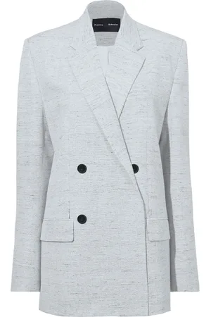 Proenza Schouler Hadley m??lange-effect blazer
