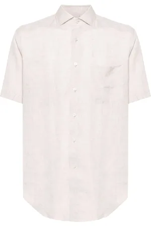 Xacus Short-sleeve linen shirt