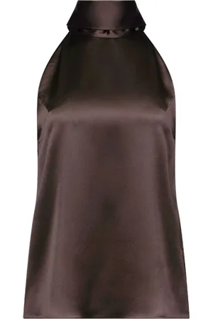 GALVAN Sienna satin blouse