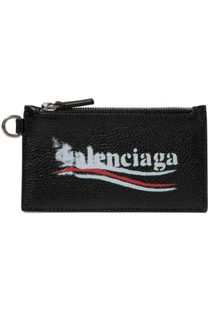 Balenciaga Logo-print cardholder keyring