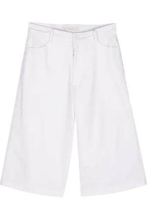 FAITHFULL THE BRAND Wide-leg canvas shorts