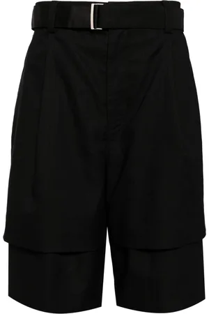 SONGZIO Layered linen shorts