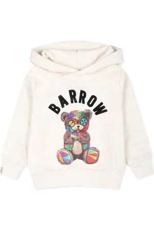 BARROW Logo-print cotton hoodie
