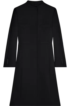 Courrèges Heritage crepe-texture coat
