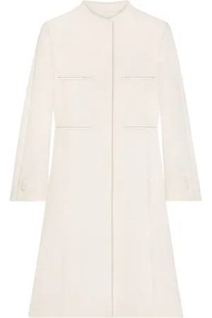 Courrèges Heritage logo-appliqu?? coat