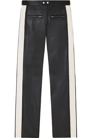 Courrèges Panelled leather pants