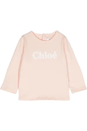 Chloé Logo-embroidered cotton T-shirt