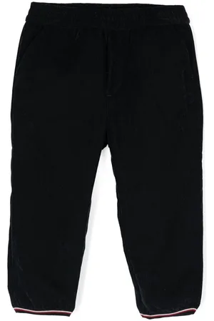 Moncler Logo-patch corduroy tapered trousers
