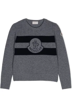 Moncler Logo-embroidered virgin wool jumper