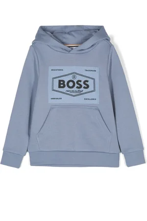 HUGO BOSS Logo-print cotton hoodie