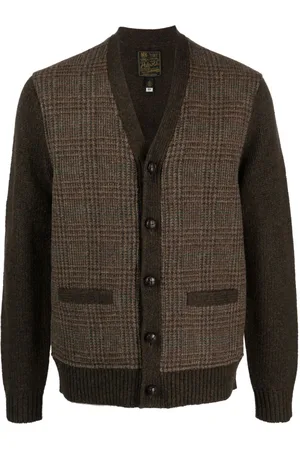 Ralph Lauren Checked panelled cardigan