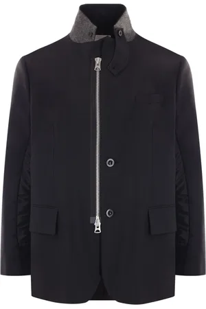 SACAI High-neck zip-up blazer