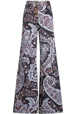 Etro Paisley-print flared jeans