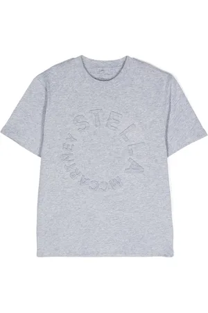 Stella McCartney Logo-embossed jersey T-shirt