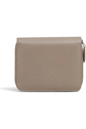 Marni Logo-embossed leather wallet