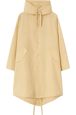 Jil Sander Logo print drawstring coat