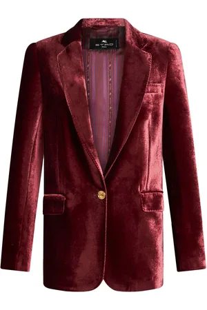 Etro Single-breasted velvet blazer