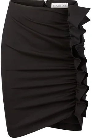 Nina Ricci Draped ruffle skirt