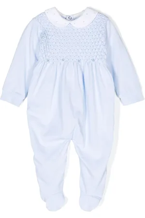 SIOLA Smocked-panel pajamas