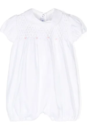 SIOLA Smocked-panel shorties