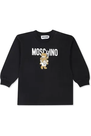 Moschino Teddy Bear-print cotton sweatshirt