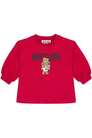 Moschino Teddy Bear-print cotton sweatshirt