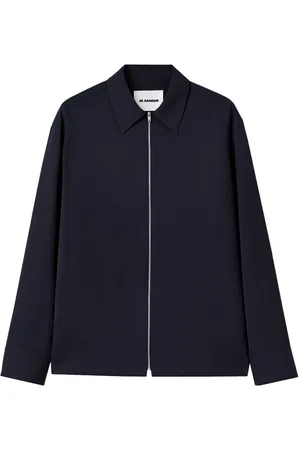 Jil Sander Zip-up wool overshirt