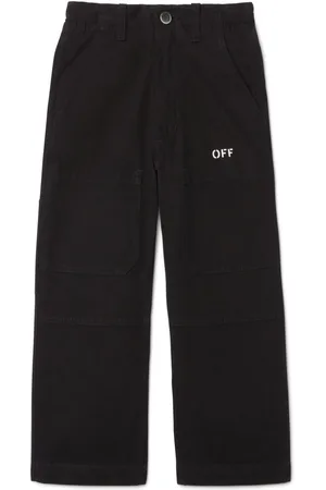 OFF-WHITE Off Stamp cotton trousers