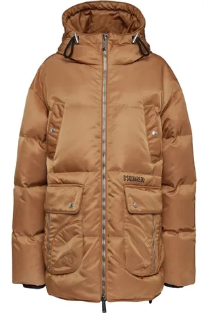 Dsquared2 Quilted hooded coat