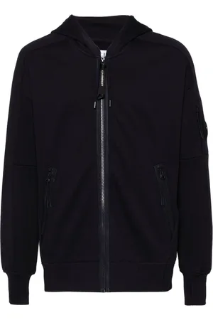 C.P. Company Lens-detailed cotton hoodie