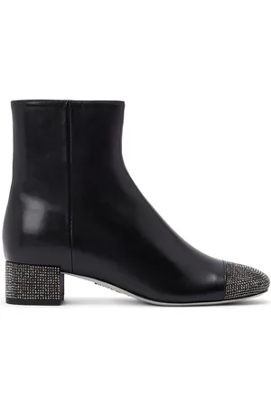 RENE CAOVILLA 40mm Bonien crystal-embellished ankle boots
