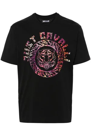 Roberto Cavalli Tiger Head-print T-shirt