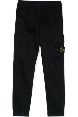 Stone Island Compass-badge tapered trousers