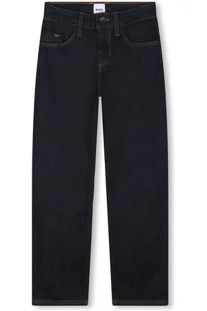 HUGO BOSS Mid-rise straight-leg jeans