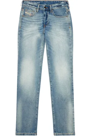 Diesel D-Mine mid-rise straight-leg jeans