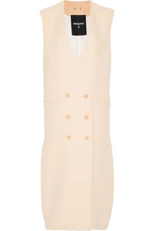 Patrizia Pepe Double-breasted sleeveless coat