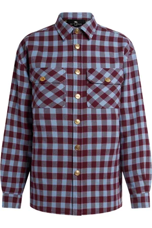 Etro Padded check jacquard shirt
