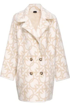 Pinko Love Birds double-breasted coat