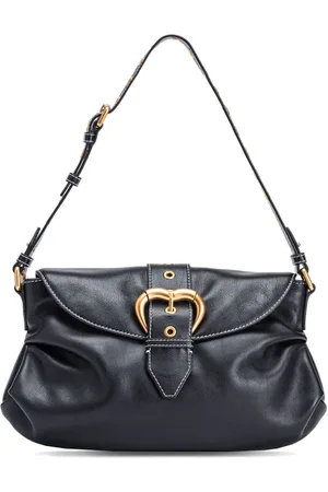 Pinko Classic Jolene leather shoulder bag