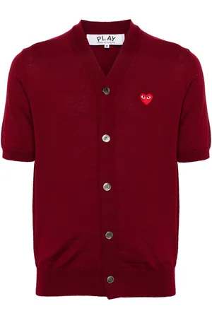 Comme des Garçons V-neck wool cardigan