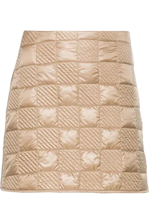 Moncler Logo-patch quilted miniskirt
