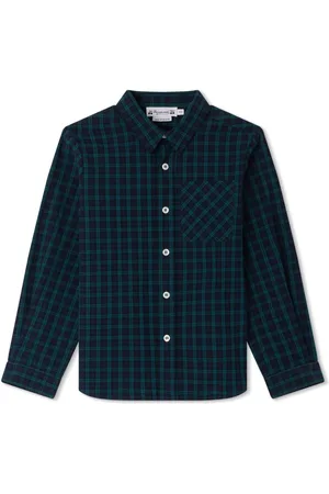 BONPOINT Tango checked cotton shirt